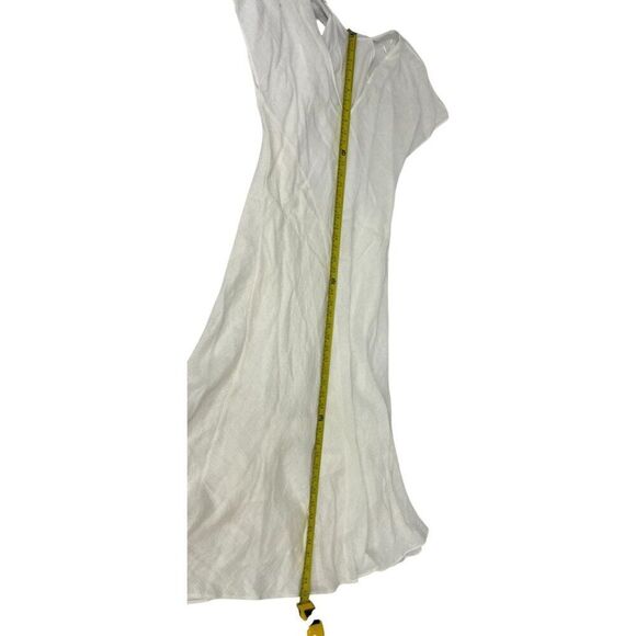 Massimo Dutti Womens Maxi Dress Linen Medium M Beige Marl 6620/620 NWD - Picture 15 of 16